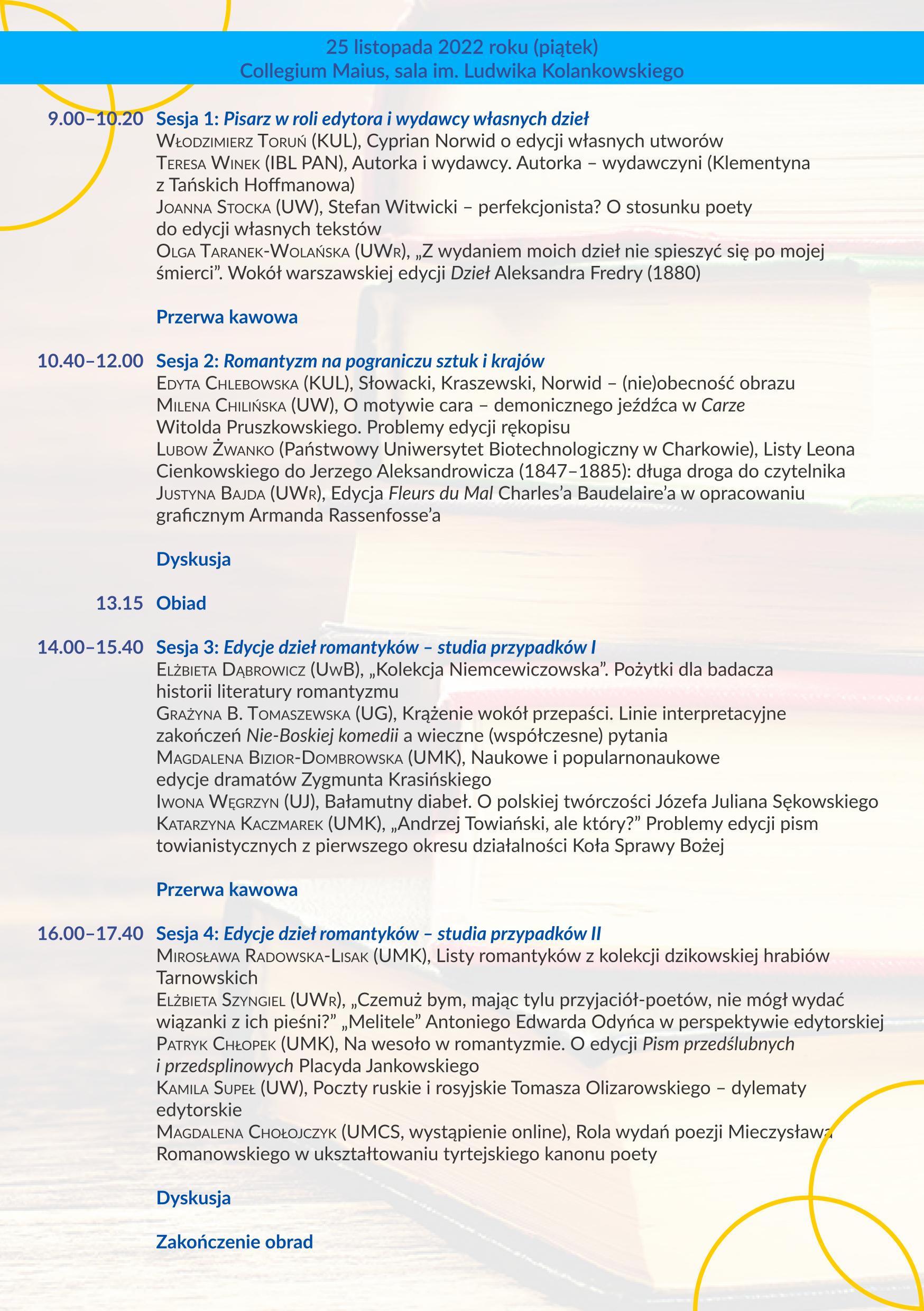 Program Edycje romantyków - interpretacje romantyzmu_03